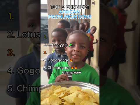 Top 5 funniest african kids pronunciations🤣 #funny #comedyshorts #funnymoments #memes #funnyshorts