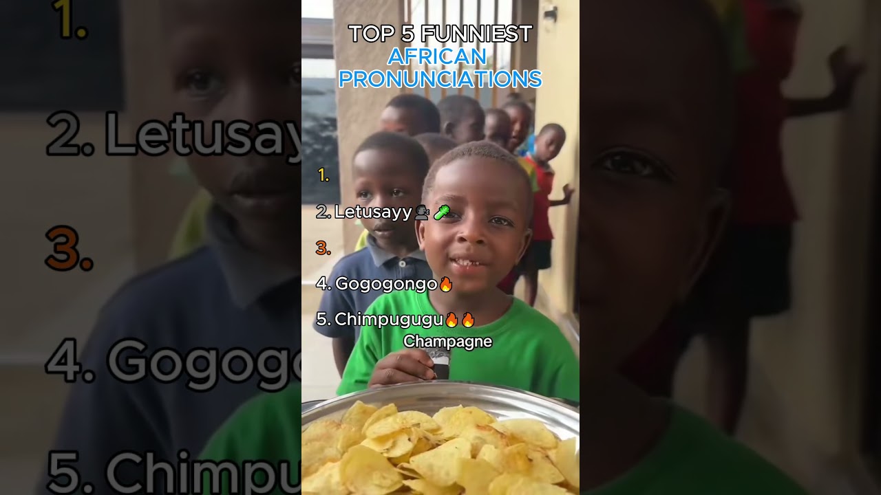 Top 5 Funny African Kids' Pronunciations π€£