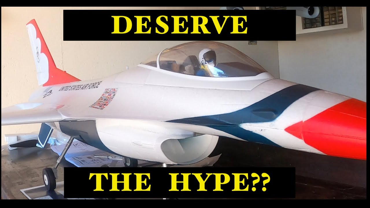 Eflite F16 Unboxing & Flight Test: Is It the Ultimate Stable Jet? ✈️