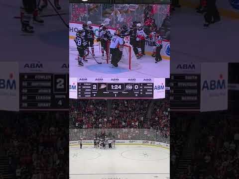NJ devils VS ducks (Fight warning)