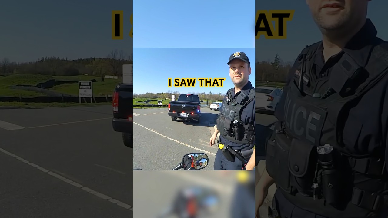 Driver Faces Karma After Cutting Off Biker 👏