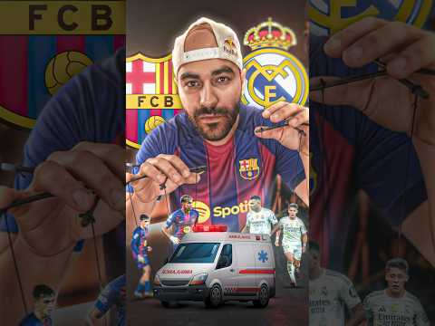 مصابين برشلونة و مدريد قبل الكلاسيكو 🤕