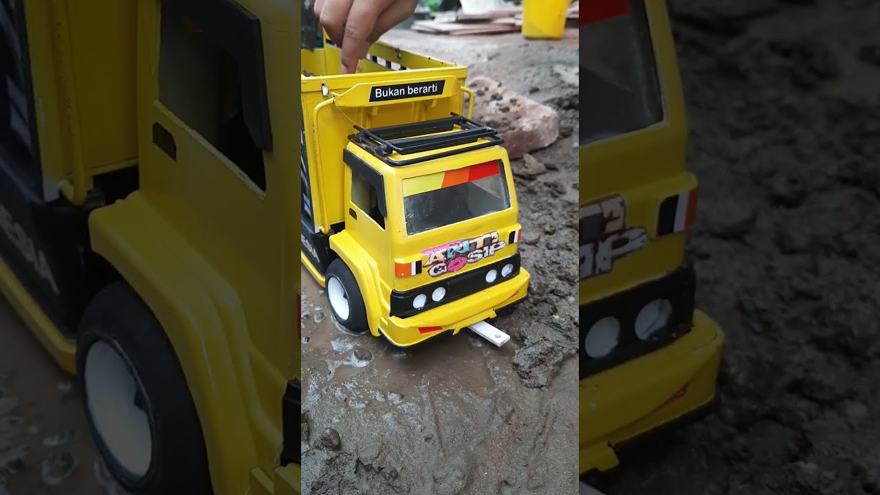 Miniatur Truk Isi Lumpur & Oleng 🚚