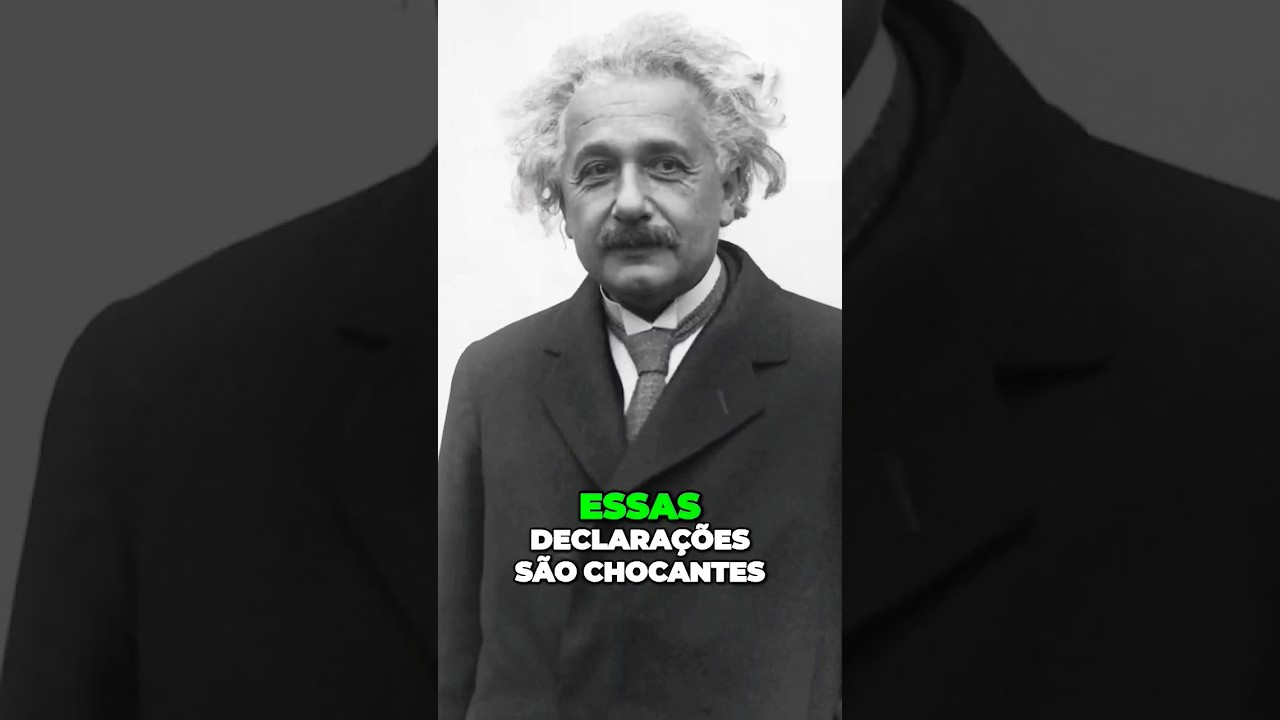 Albert Einstein era Racista? Os pensamentos chocantes de Einstein revelados #shorts #curiosidades