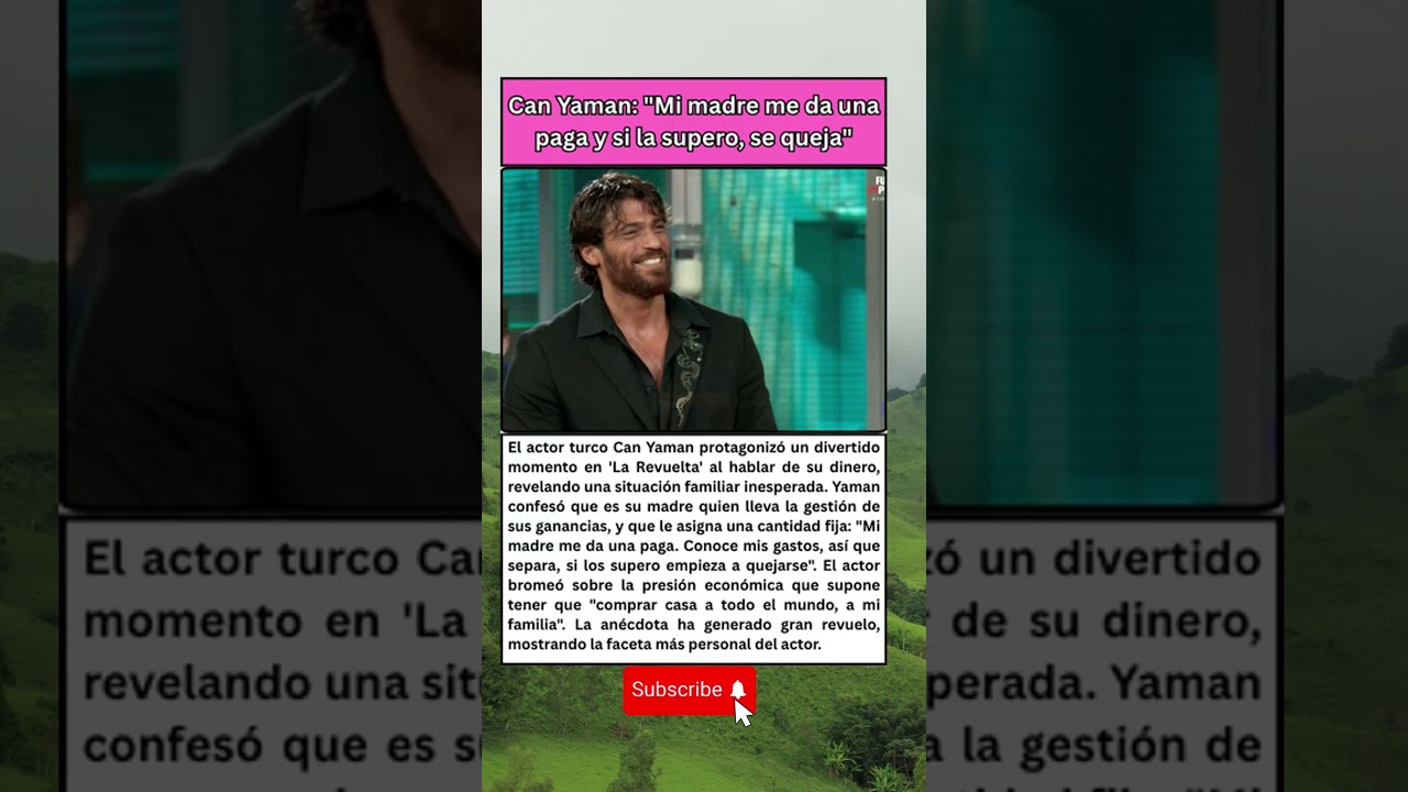 Can Yaman revela su sorprendente situación económica en entrevista 🎬