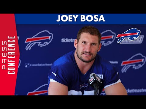 Joey Bosa Meets With The Media After His First Training Camp Practice! | Buffalo Bills