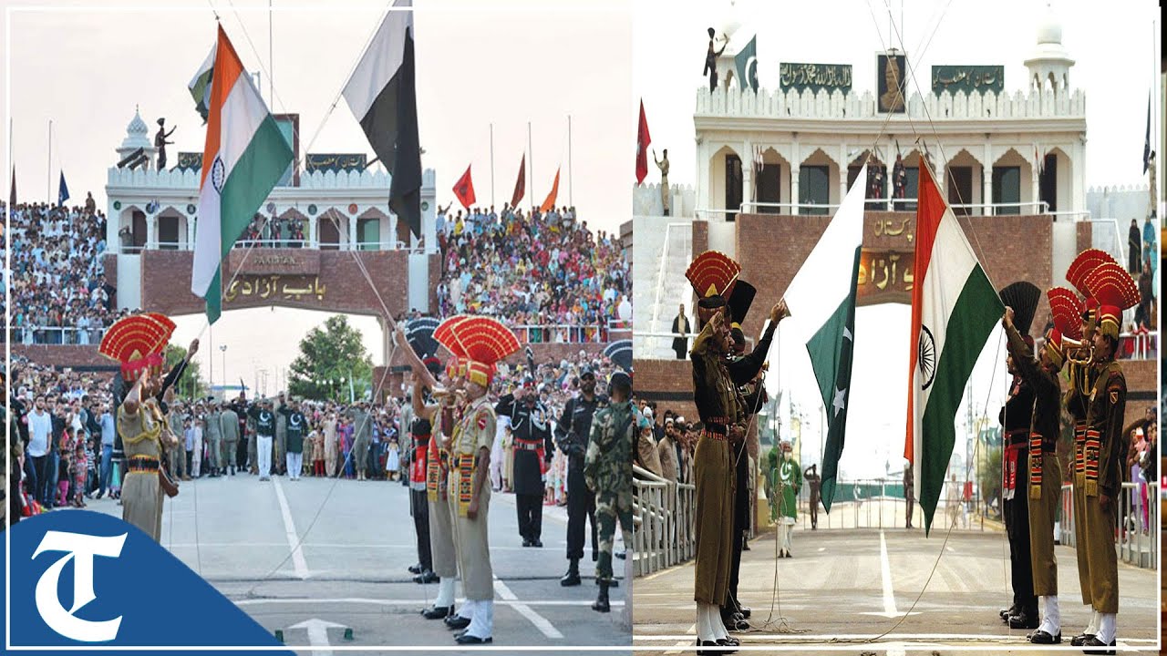 Wagah Border Beating Retreat on Independence Eve 🇮🇳