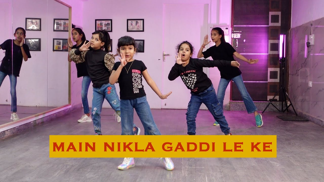Main Nikla Gaddi Leke Dance Tutorial | Gadar 2 | Sunny Deol | Easy Steps for Kids