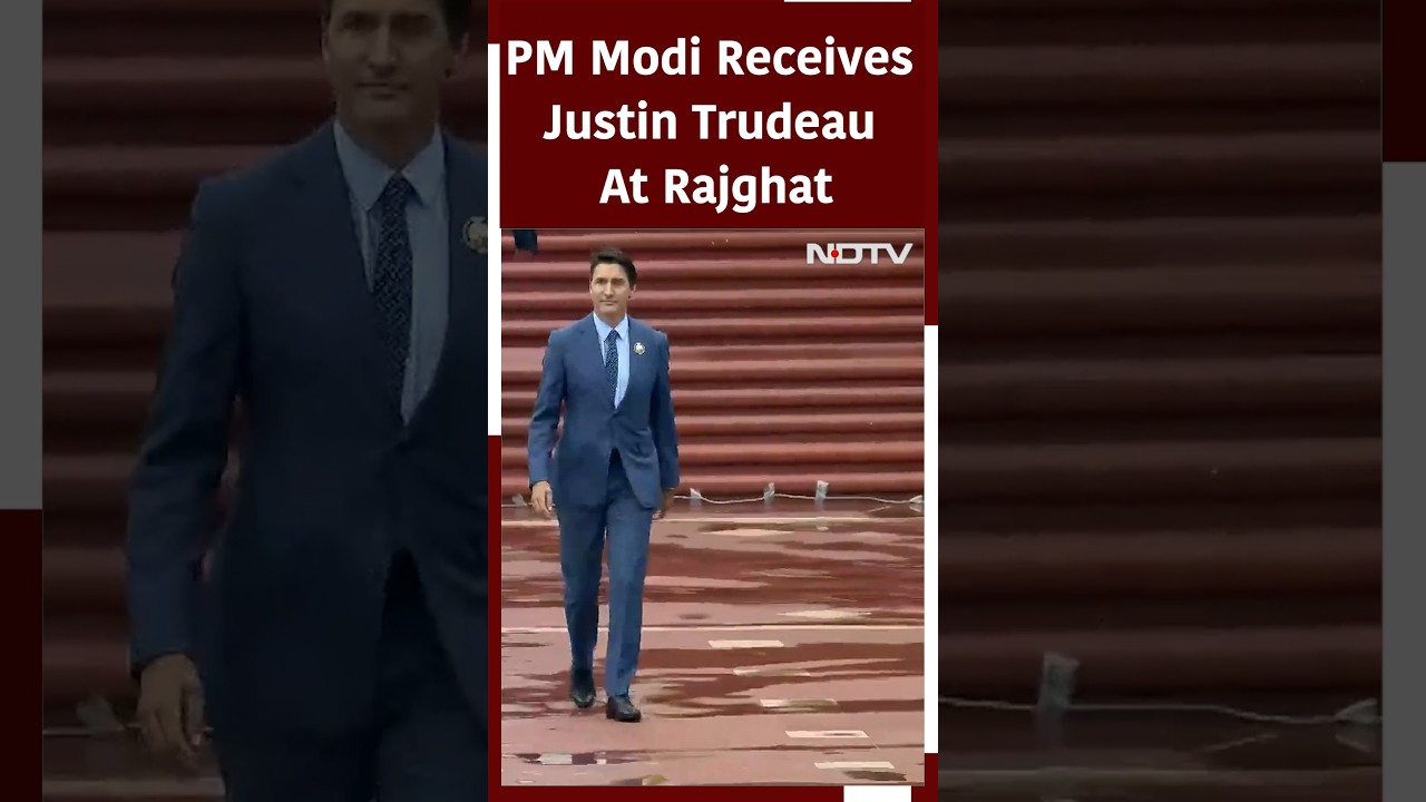 India G20 Summit 2023: PM Modi Receives Justin Trudeau At Rajghat