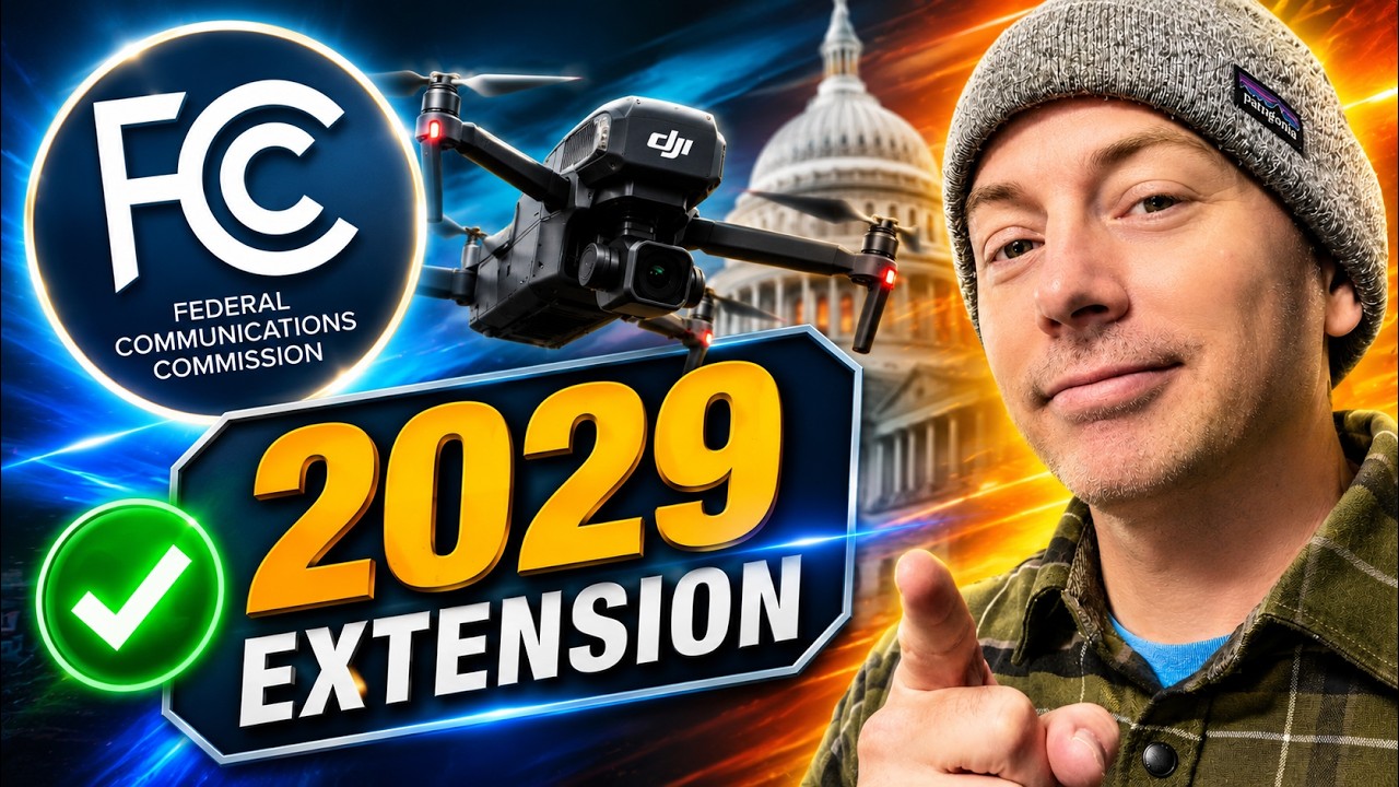 BREAKING Drone News 🚨 FCC gives DJI Extension???‼️ #dji