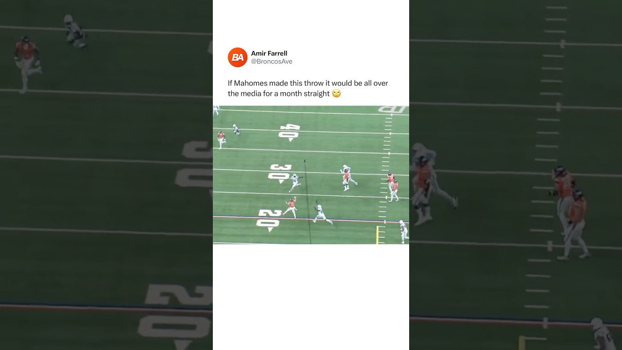 Bo Nix Outperforms Mahomes? 🤔 | Broncos Short Highlights