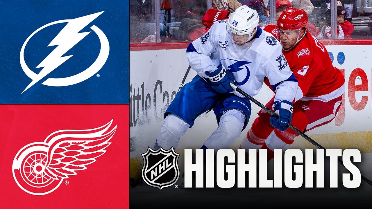 Lightning vs. Red Wings NHL Highlights (Nov 28, 2025)