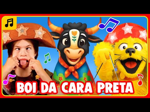 🎵 BOI DA CARA PRETA | Música Infantil - Hora do Mostarda