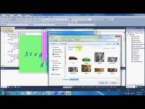 Steganography Management System VB.NET Project- IEEE PROJECTS 2018