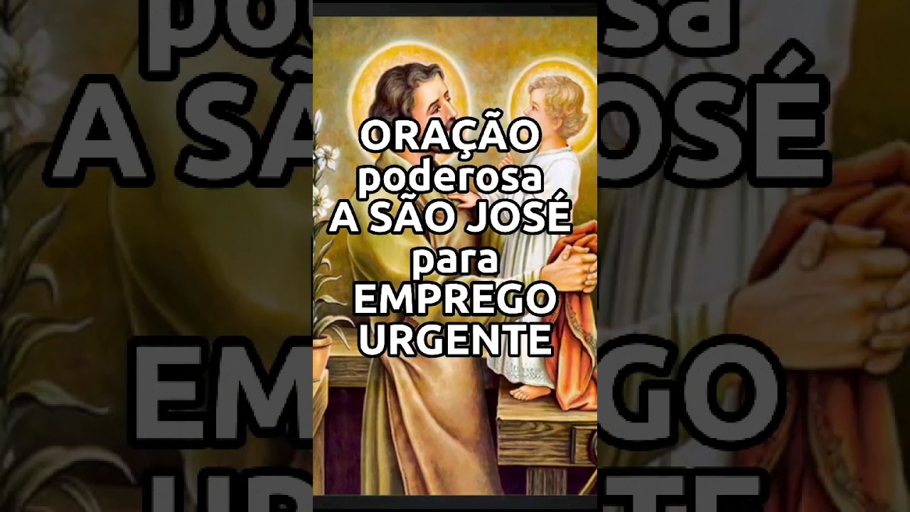 Oração Poderosa a São José Operário para Emprego ✨