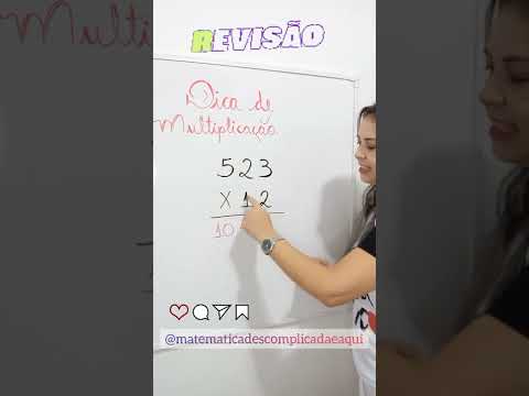 multiplicação de 2 números (revisão)#shorts