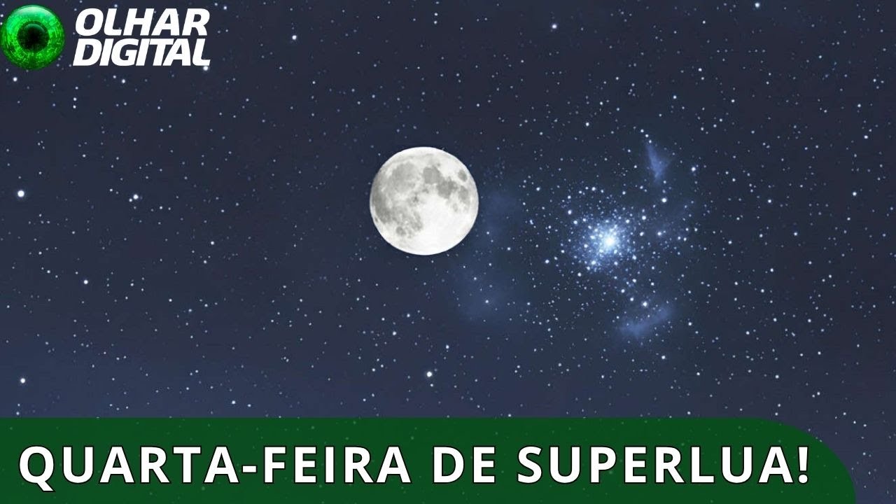Superlua nesta Quarta-feira com Acompanhantes Celestiais