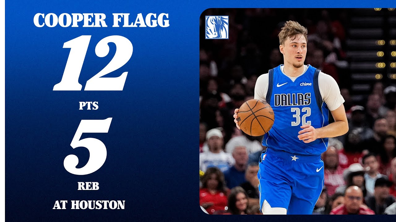 Cooper Flagg Scores 12 Points vs Rockets 🏀