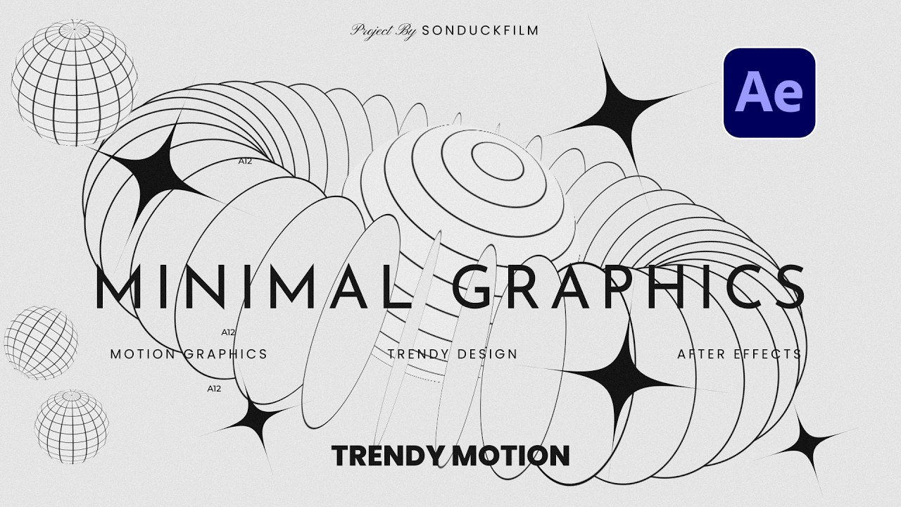 Create Stunning Cinematic Minimalist Motion Graphics in After Effects 🎬