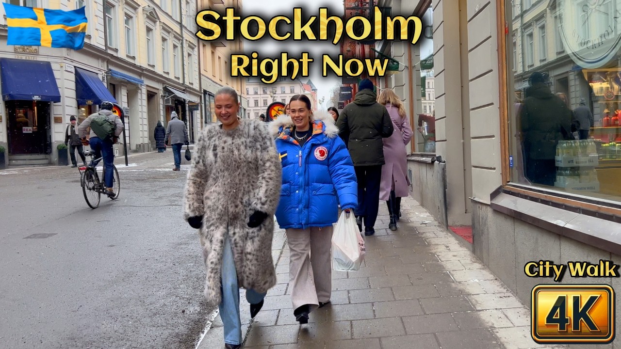 🇸🇪 Stockholm Today | Walking Through the Heart of the City (4K)