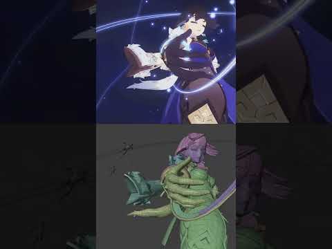 an inside look at how we made our latest short "Nameless Road #genshinimpact #animation #blender