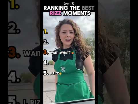 Ranking The Best Rizz Moments Part 3 🥵 #rizz #ranking #funny