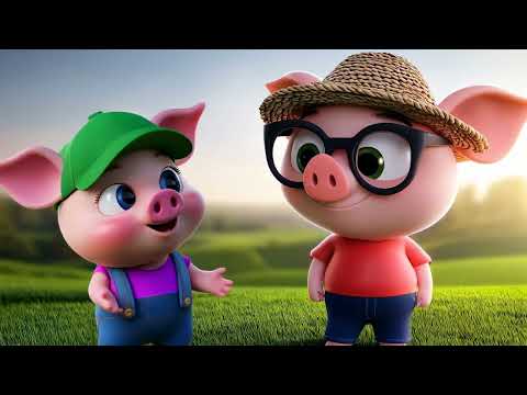 Os Tês Porquinhos | Conto 3D | Desenho Animado com @osamiguinhosTV