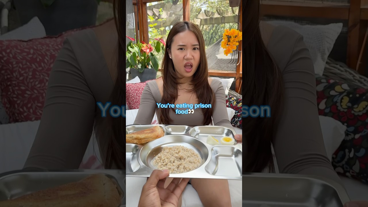 24 Hours Eating Prison Food 🍽️