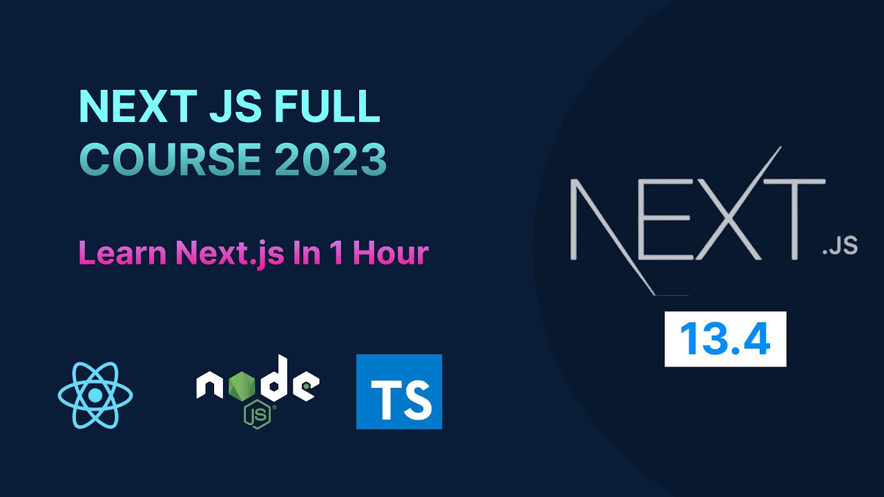 Master Next.js 13.4 & Build a Stunning Website 🚀