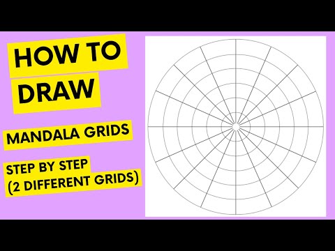 Mandala art | How to draw circles and grids | Mandala art for beginners | (2022) | ATM Creations