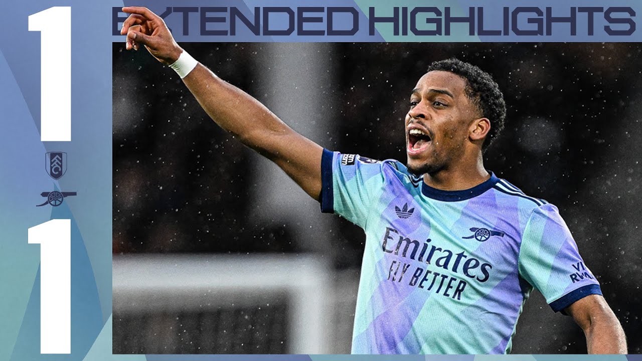 Fulham vs Arsenal 1-1 | Premier League Highlights ⚽