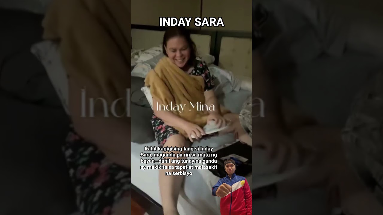 INDAY SARA TAPAT AT MAYMALASAKIT NA SERBISYO #duterte #shorts #trending #viralvideo #vpsara #viral