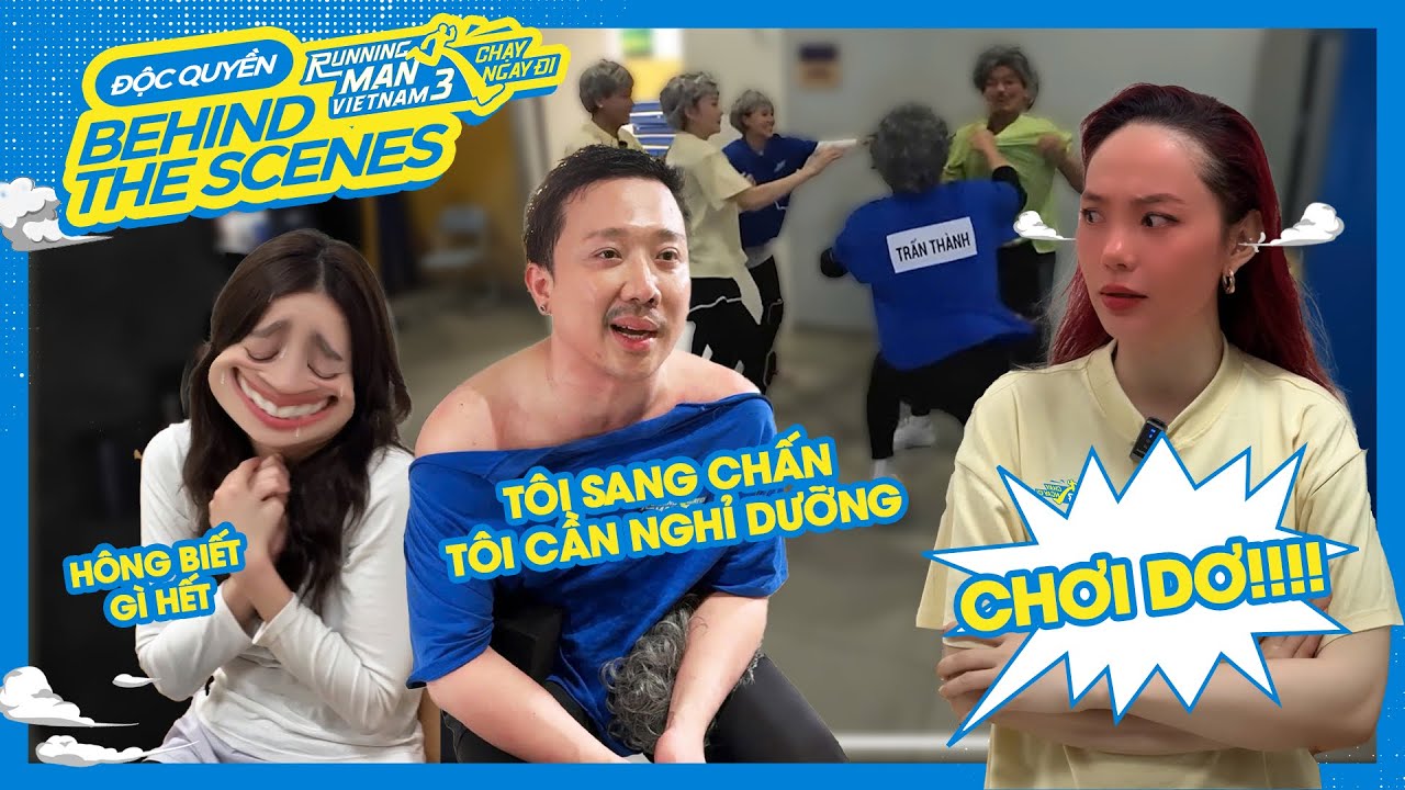 Hậu trường Running Man Vietnam Tập 7: Trấn Thành, Liên Bỉnh Phát & Lan Ngọc 🤩