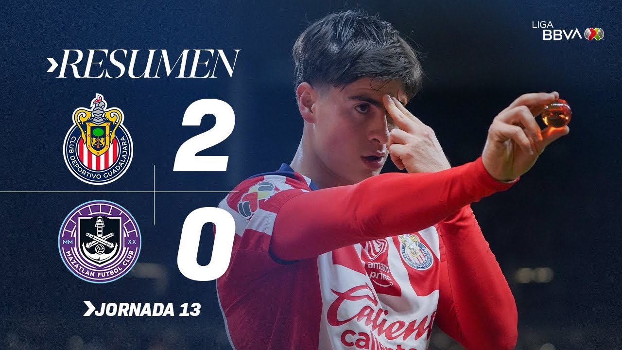 Chivas Dominates Mazatlán 2-0: Four Consecutive Wins in Apertura 2025 ⚽