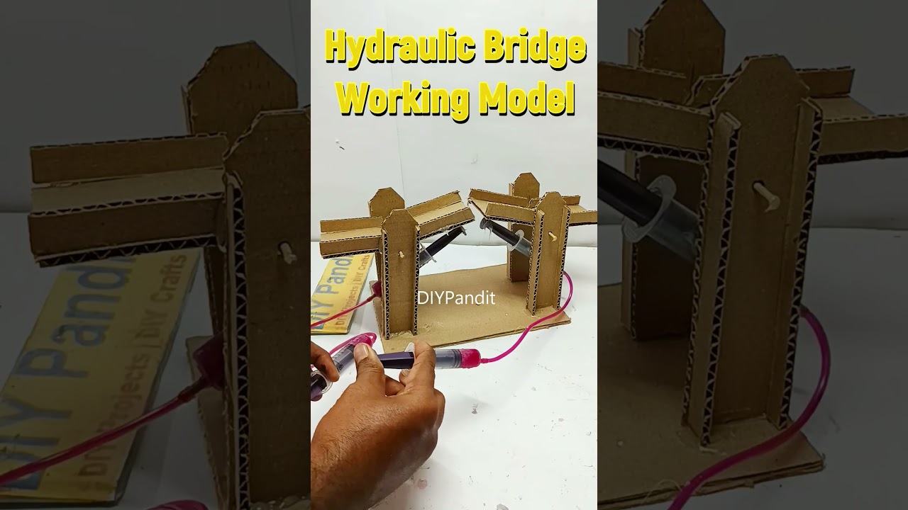hydraulic bridge working model - shorts - diypandit | DIY pandit