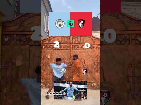 Manchester City vs Bournemouth 3:1 premier league highlights #manchestercity #bournemouth #football