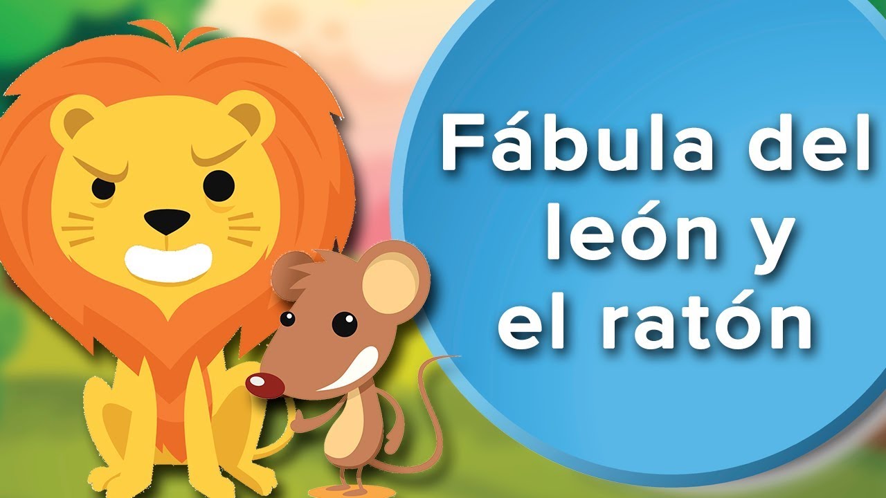 Fábula del león y el ratón para niños 🦁🐭