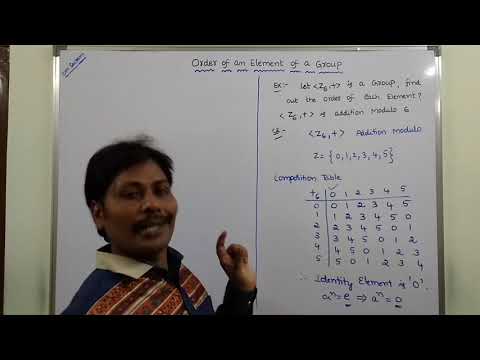PART- 2 : ORDER OF AN ELEMENT IN A GROUP | ALGEBRAIC STRUCTURES | DISCRETE MATHEMATICS