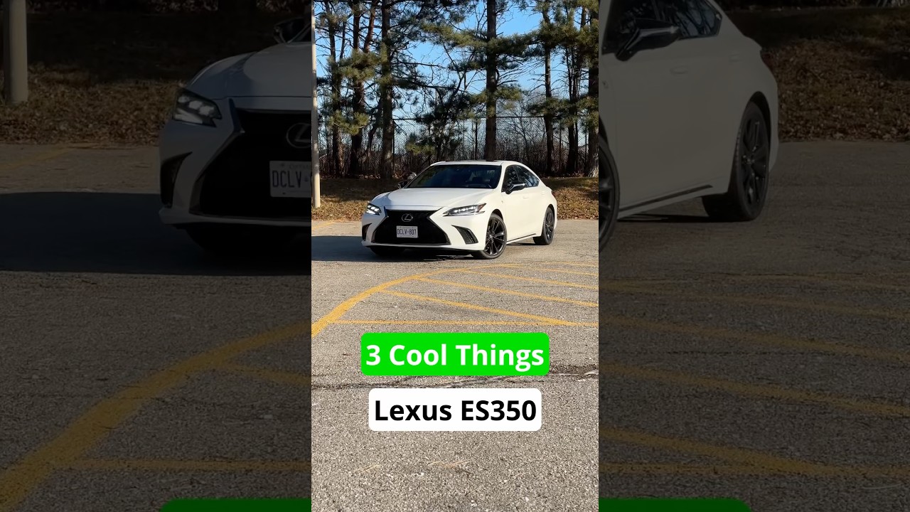 3 Top 3 Features of the 2025 Lexus ES 350 Black Line 🚗