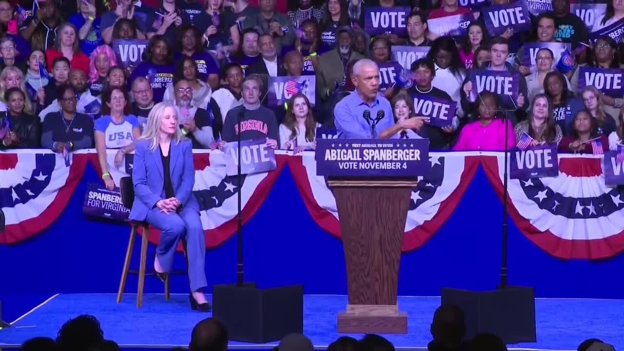 Obama Endorses Abigail Spanberger as the Clear Choice for Virginia Governor 🗳️