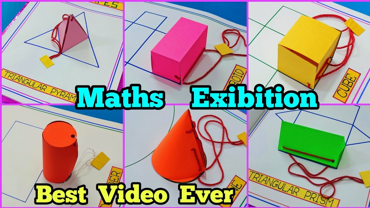 Exciting 3D Shapes Models for Math Projects & Exhibitions 🧊