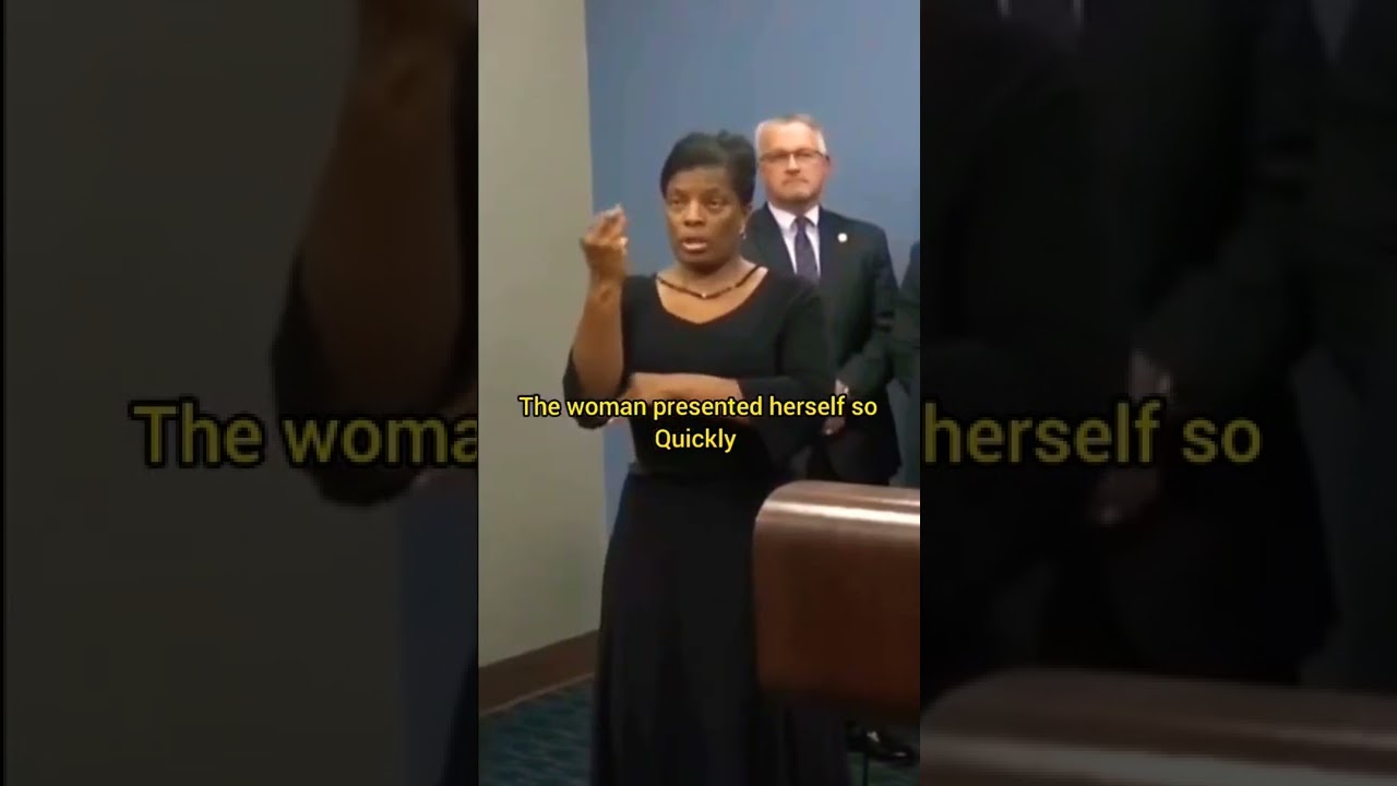 Florida Woman Fakes Sign Language 🎥