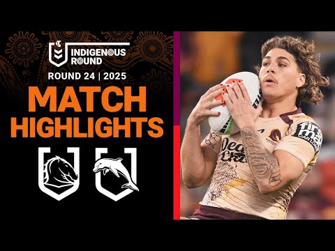 2025 NRL Match Highlights | Broncos v Dolphins | Round 24