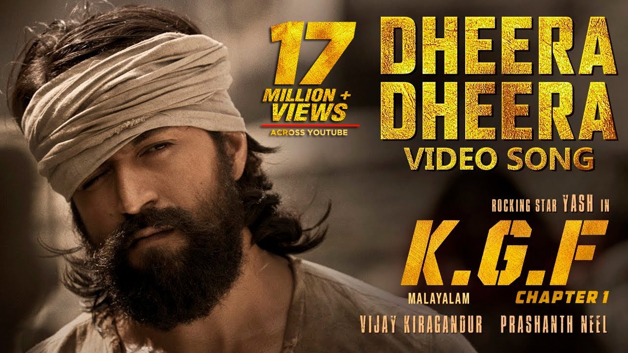 Dheera Dheera Song from KGF Malayalam 🎶