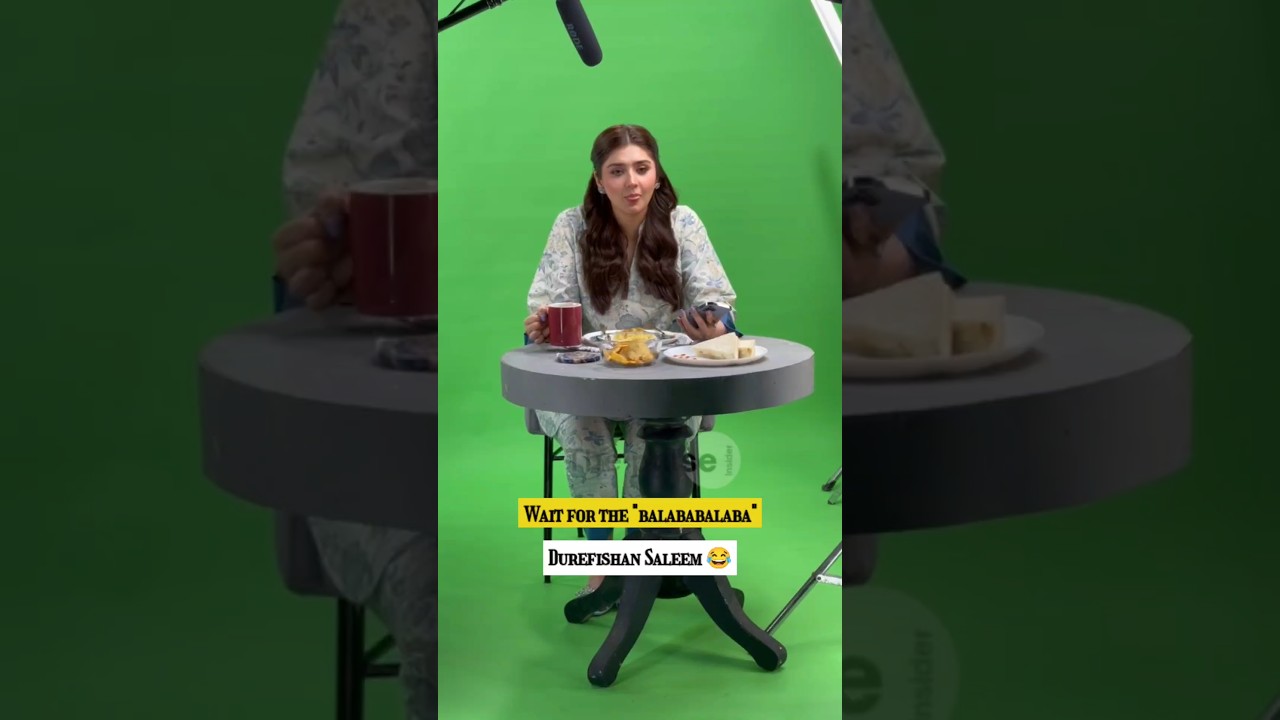 Durefishan Saleem's Funny Moment During Ad Shoot 😂