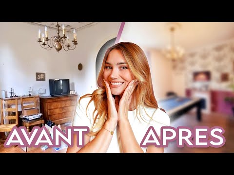 La salle de jeux est prête ! Avant-Après