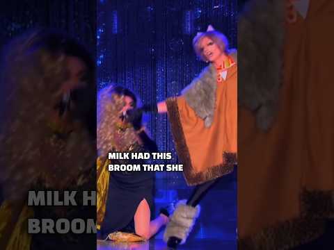Milk Hit Adore Delano with a Broom? 🧹  #rupaulsdragrace