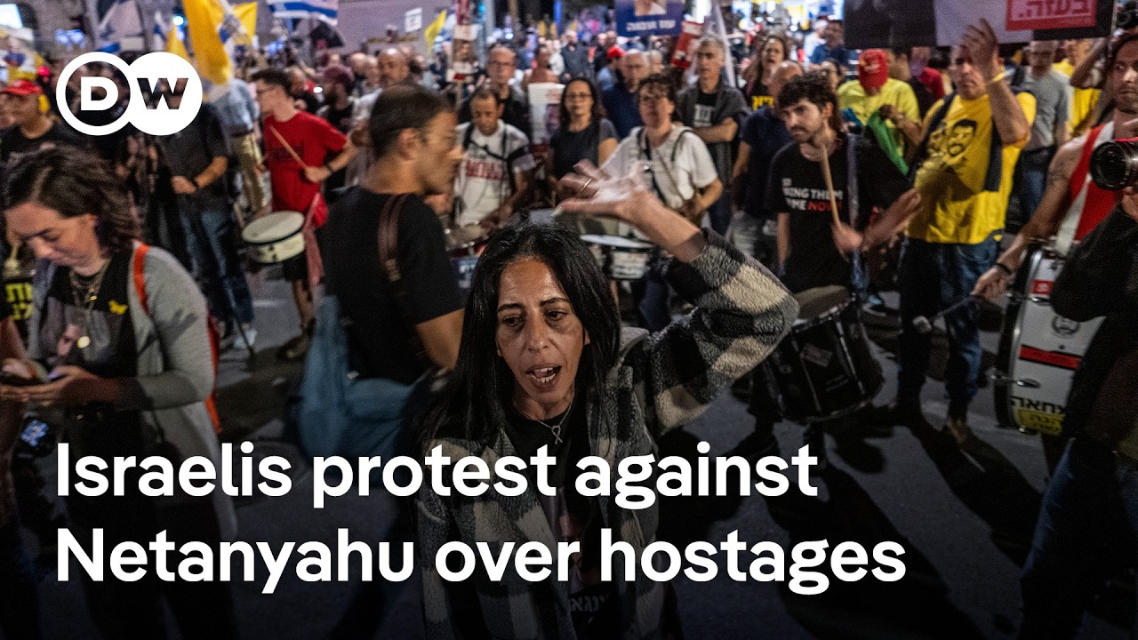 Israeli Families of Hostages Protest Against Netanyahu in Jerusalem and Tel Aviv