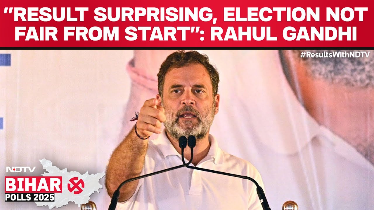 Bihar 2025 Elections: Rahul Gandhi Calls Result Unfair ๐ณ๏ธ