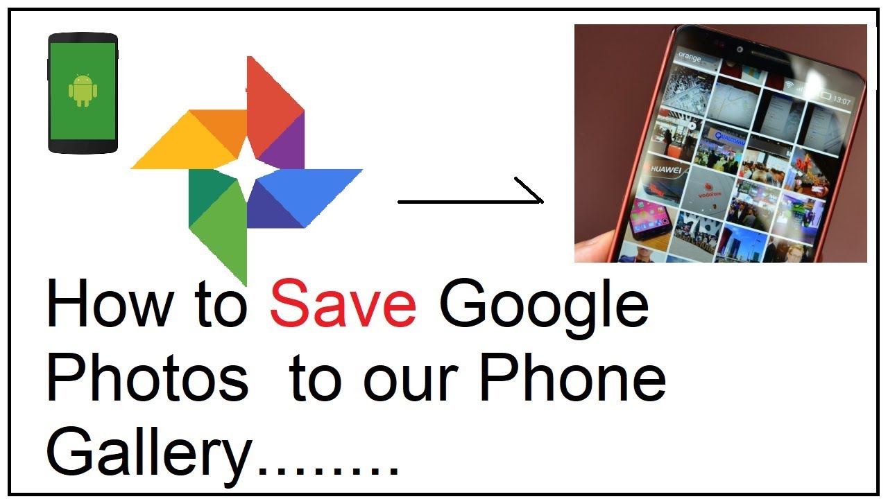 Save Google Photos to Your Phone Gallery 📱
